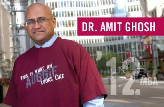 This is what an Auggie looks like: Dr. Amit Ghosh ’12 MBA